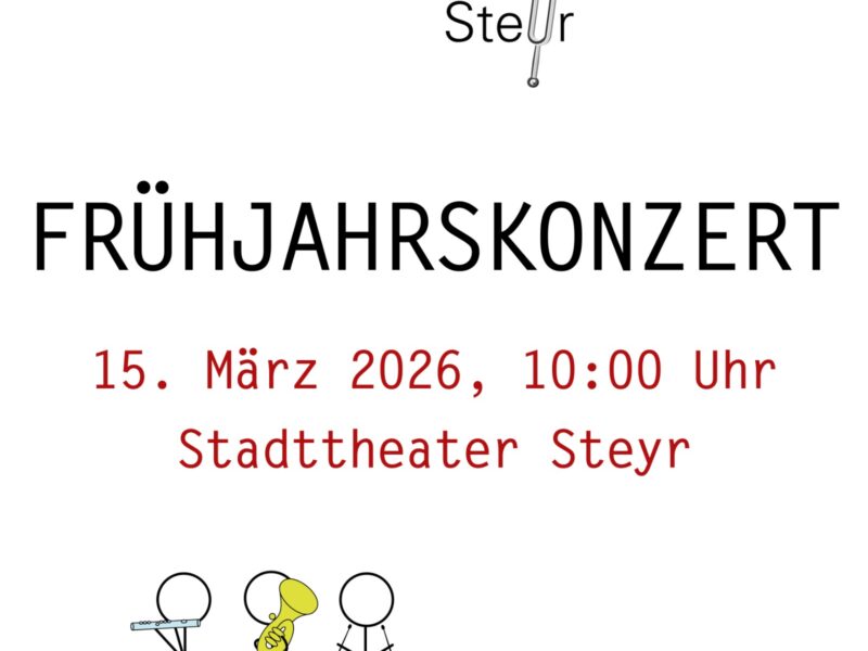 Plakat des Frühjahrskonzert 2026